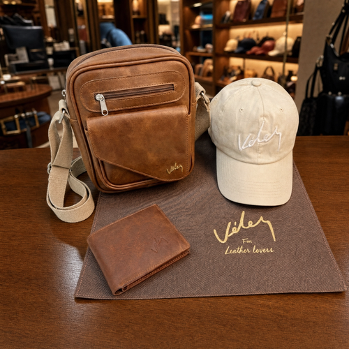 KIT ALPHA VELEZ CARRIEL+BILLETERA+GORRA